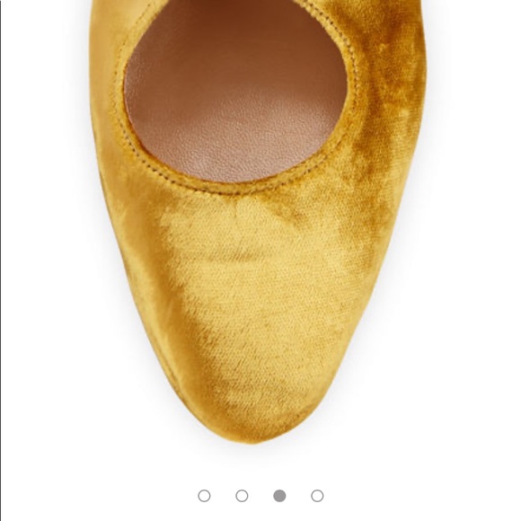 THE ROW lace-up velvet ballet flats - Picture 6 of 8